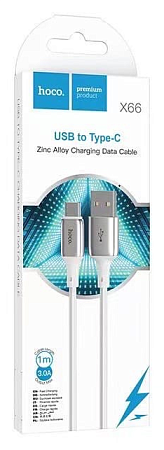 USB Кабель Type-C, HOCO, X66, белый