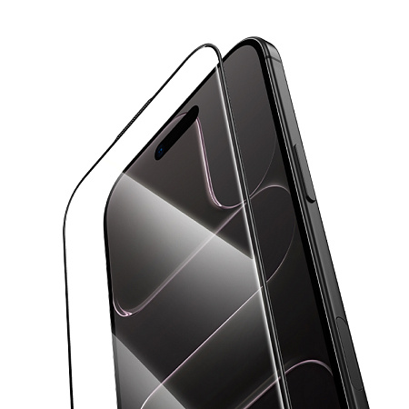Защитное стекло для iPhone 17 Air, G16, HOCO, Guardian shield series full-screen 5D large arc tempered glass, черное