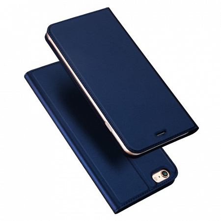 Чехол-книжка для iPhone 6 Plus/6S Plus, DU DU, боковой, синий
