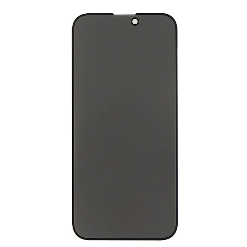 Защитное стекло на iPhone 16 Pro/17, Privacy, черное, X-CASE