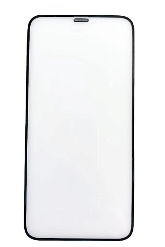 Защитное стекло на iPhone X/XS/11 Pro (5.8), 6D, с сеточкой для динамика, черное, X-CASE
