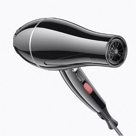 Фен для волос, HP12, HOCO, 1450Вт, 2 насадки, черный