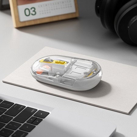 Беспроводная мышка со встроенным аккумулятором, GM35, HOCO, серый