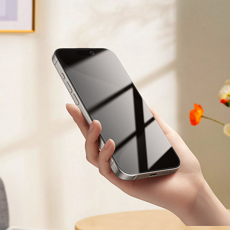 Защитное стекло для iPhone 15 Pro, A38, HOCO, 360-degree Privacy, черное