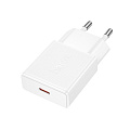 Сетевое зарядное устройство, 1 PD 25W (N74), HOCO, цвет белый