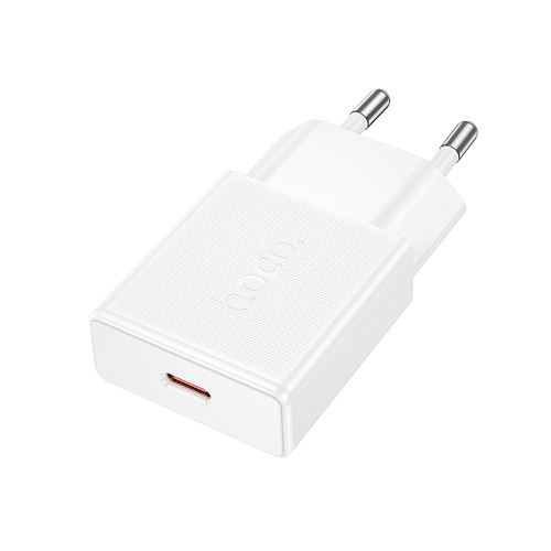 Сетевое зарядное устройство, 1 PD 25W (N74), HOCO, цвет белый