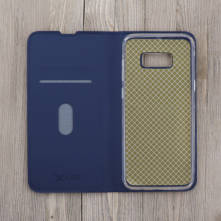 Чехол-книжка для Samsung Galaxy S8 Plus/S8 Edge, X-CASE, боковой, синий