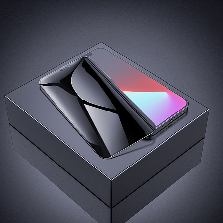 Защитное стекло на iPhone 12 (6.1)/12 Pro (6.1) A777 Plus, HOCO, антишпионское, черное