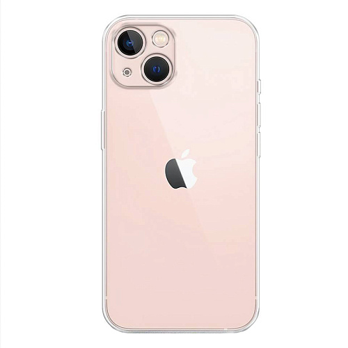 Чехол силиконовый для iPhone 13 (6.1), с защитой камеры, X-CASE, прозрачный
