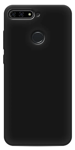Чехол силиконовый для Honor 7A Pro/Y6(2018)/Y6 Prime(2018)/Enjoy 8E/7C, черный