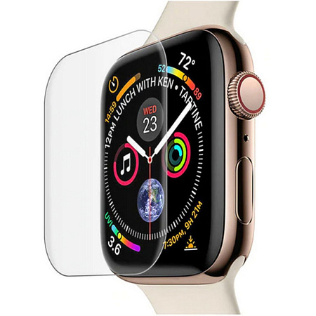 Защитное стекло на Apple Watch, 45mm, ультрафиолет, прозрачное, X-CASE
