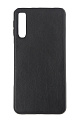 Чехол-накладка для Samsung Galaxy A7 (2018), A750F, под кожу черный