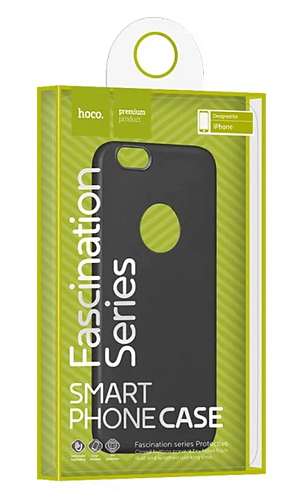 Чехол силиконовый для iPhone 6 Plus/6S Plus, HOCO, Fascination series, черный