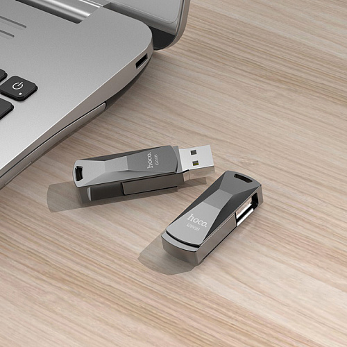 USB Flash Drive 128GB (UD5), Cкорость записи 15-80MB/S, Cкорость чтения 20-90MB/S