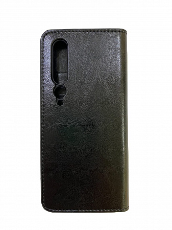 Чехол-книжка для Xiaomi Mi 10/Mi 10 Pro, боковой, экокожа, черный
