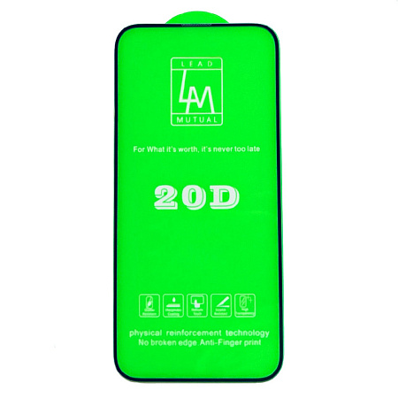 Защитное стекло на iPhone 15 Pro, 20D, черное, X-CASE