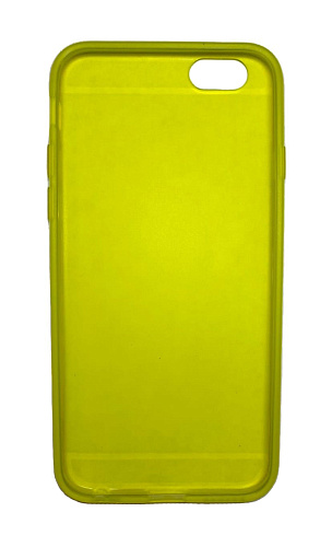 Чехол силиконовый для iPhone 6/6s, желтый