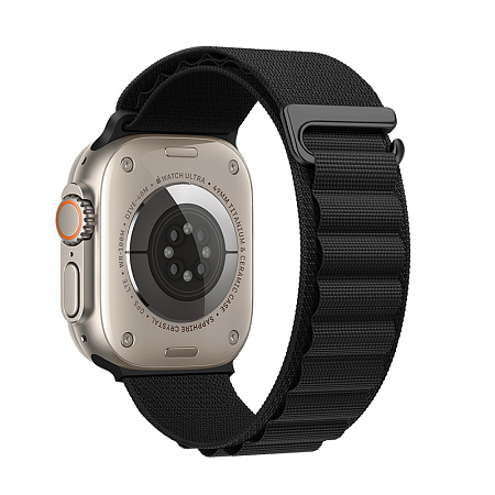Ремешок на руку для Apple Watch 38/40/41/42 мм, HOCO, WA20, нейлоновый, черный