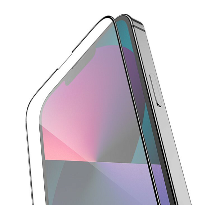 Защитное стекло на iPhone 13 mini (5.4) G5, HOCO, Full screen silk screen HD, черное
