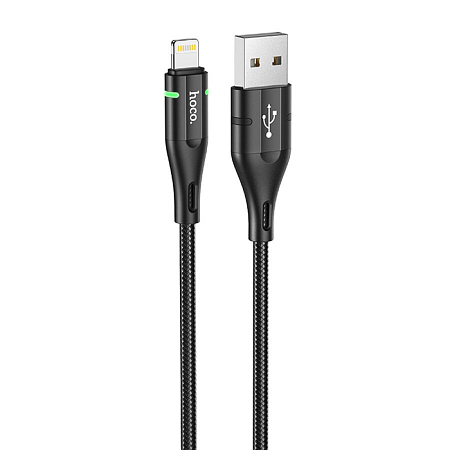 USB дата кабель Lightning, HOCO, U93, 1.2m, черный