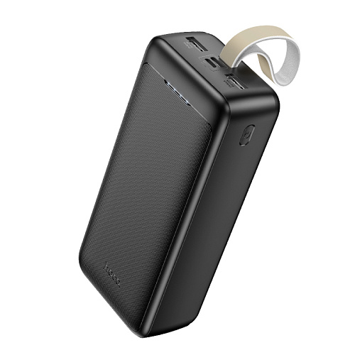 Универсальный Доп. Аккумулятор 30000mAh, J111B, HOCO, выход: 2 USB: 5V/2, черный