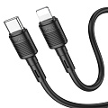 Кабель Lightning to Type-C (PD), HOCO, X83, 1м, черный