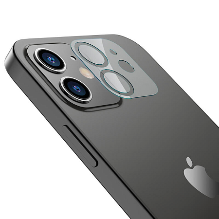 Защитное стекло на iPhone 12 mini (5.4) V11 2в1, HOCO, на заднюю камеру, прозрачное