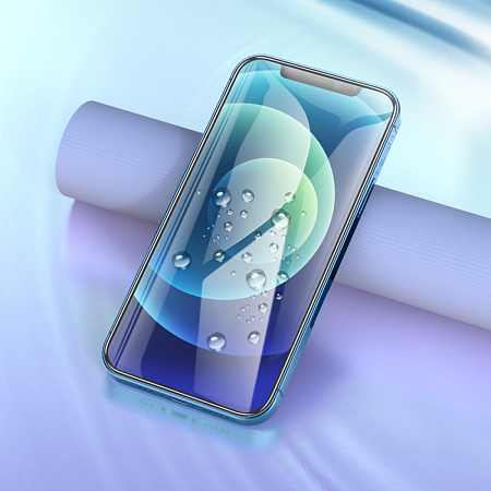 Защитное стекло на iPhone 12 Pro Max (6.7) G8, HOCO, 3D Full screen fine edge anti-fall tempered glass, черное