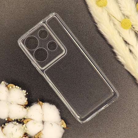 Чехол силиконовый для Infinix Note 30 (4G/5G), с защитой камеры, X-CASE, прозрачный