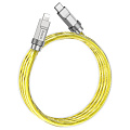 Кабель Lightning to Type-C (PD), HOCO, U113, 1м, силиконовый, золотой