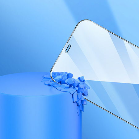 Защитное стекло на iPhone 12 Pro Max (6.7) G12, HOCO, Full screen HD 5D larg, черное