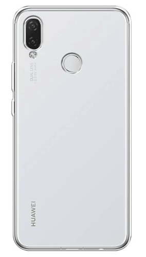Чехол силиконовый для Huawei Nova 3I/ P Smart+, прозрачный
