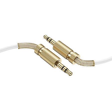 AUX Audio кабель 3,5 мм, UPA31, HOCO, витой, белый