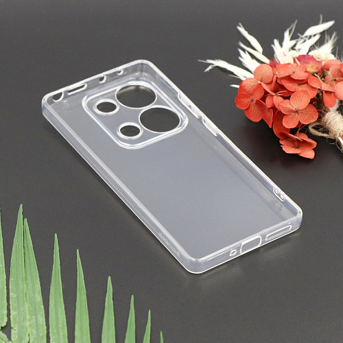 Чехол силиконовый для Xiaomi Redmi Note 13 Pro (4G) / Poco M6 Pro (4G), c защитой камеры, X-CASE, прозрачный