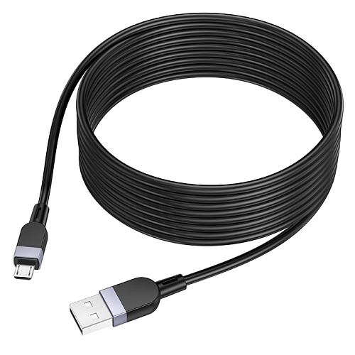 USB Кабель Micro, HOCO, X109, силиконовый, 3м, черный