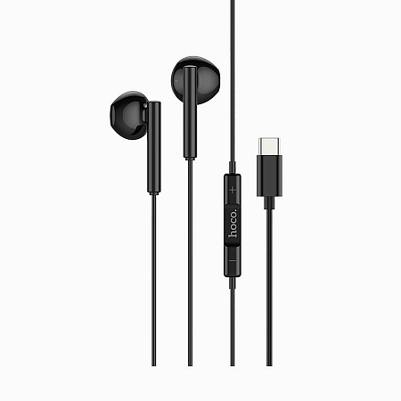 Проводные наушники M65, Type-C Special sound, HOCO, черные