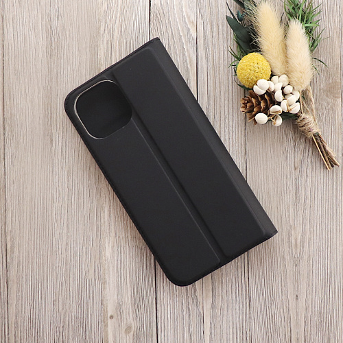 Чехол-книжка для iPhone 15, X-CASE, боковой, черный