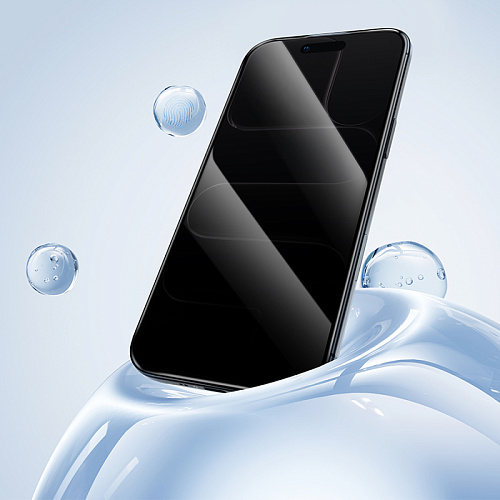 Защитное стекло для iPhone 17 Air, G15, HOCO, Guardian shield series full-screen anti-spy tempered glass, черное