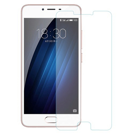 Защитное стекло на Meizu M3/M3S, прозрачное, X-CASE