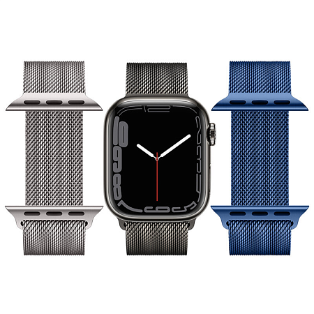 Ремешок на руку для Apple Watch 38/40/41/42 мм, HOCO, WA03, Milanese loop, серый