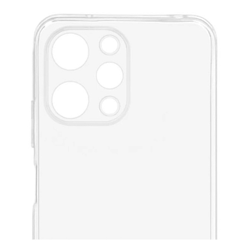 Чехол силиконовый для Xiaomi Redmi 12 (4G)/redmi 12 (5G)/Note 12R, с защитой камеры, X-CASE, прозрачный