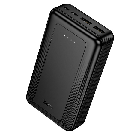 Универсальный Доп. Аккумулятор 20000mAh, J165A, HOCO, 2 USB (5V/2.0A), черный