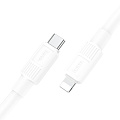 Кабель Lightning to Type-C (PD), HOCO, X84, 1.2м, белый