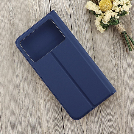 Чехол-книжка для Xiaomi Poco X6 Pro/Redmi K70E, X-CASE, боковой, синий