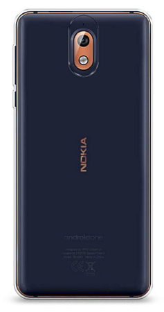 Чехол силиконовый для Nokia 3.1, прозрачный