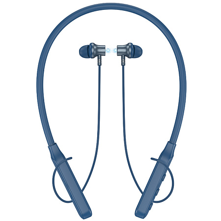 Беспроводные наушники ES74, HOCO, спортивные наушники с шейным ободком, синий