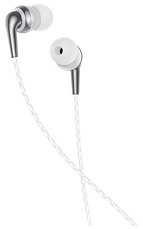 Проводные наушники M71 Inspiring universal earphones with mic, HOCO, вакуумные с микрофоном, белые