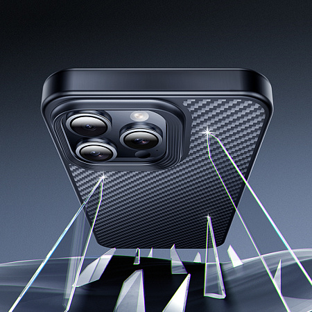 Чехол для iPhone 15 Pro, TPU, Магнитный (MagSafe), AS7, HOCO, черный