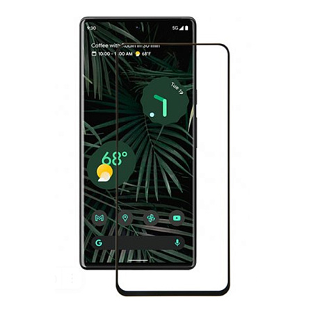 Защитное стекло на Google Pixel 6 Pro/Pixel 6 XL, полный клей, черное, X-CASE