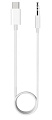 AUX Audio кабель 3,5 мм на Type-C, белый